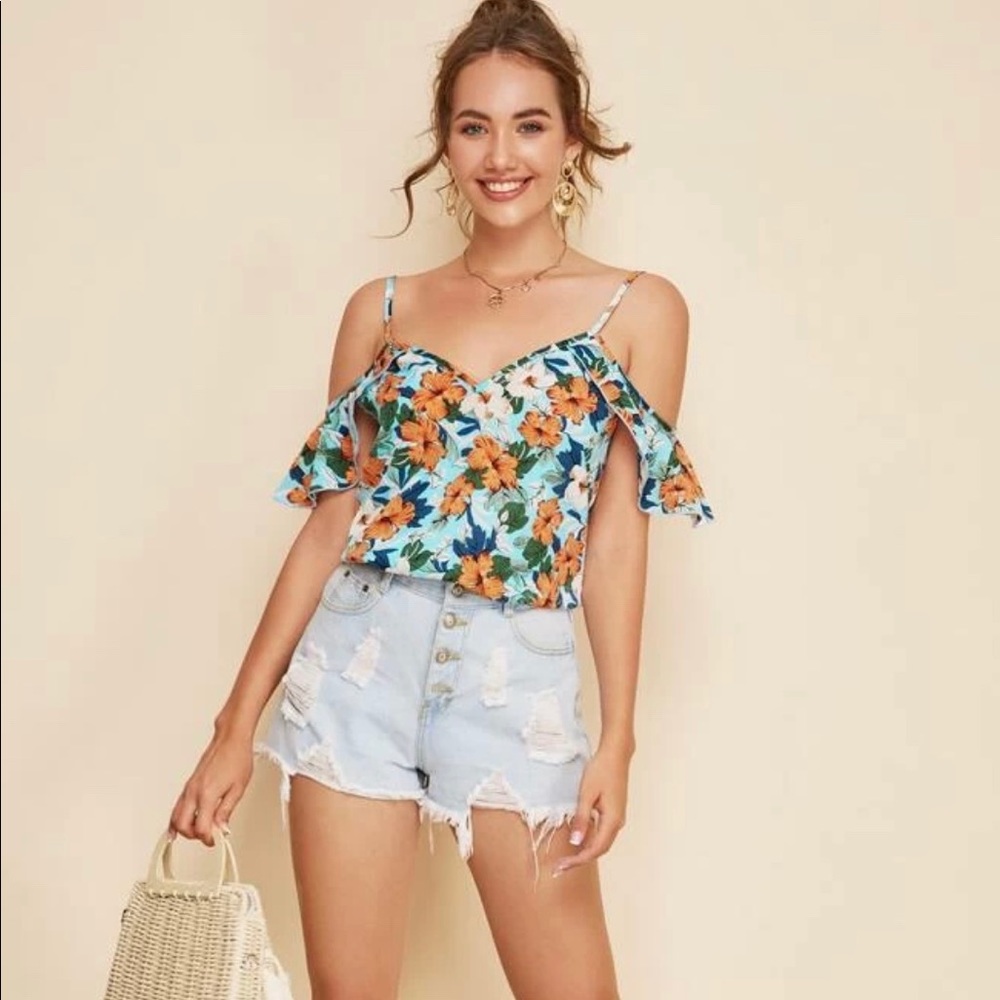 NWT Cold Shoulder Cami
